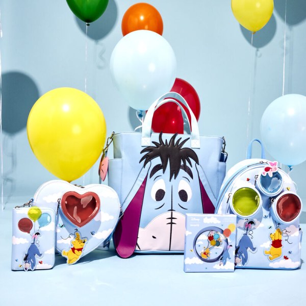 Portefeuille Winnie et ses amis flottent sur des ballons - DISNEY LOUNGEFLY