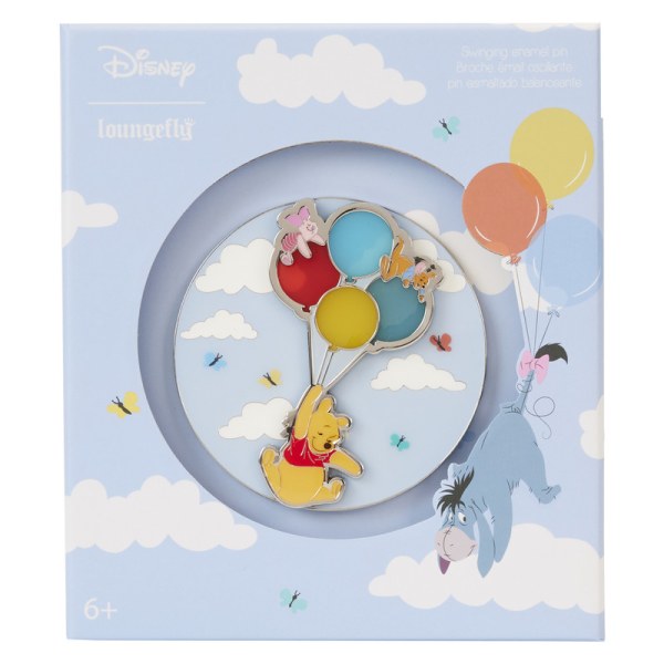 PIN'S Collector Winnie et ses amis flottent sur avec des ballons Edition limitée - Disney