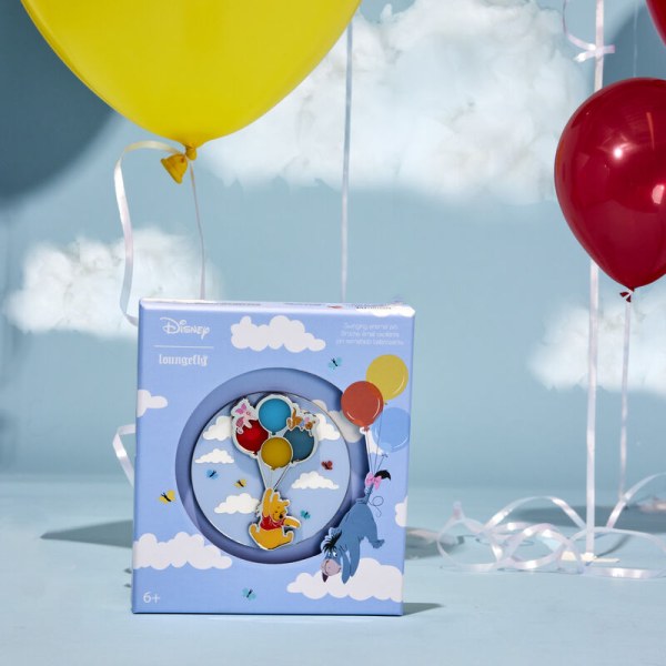 PIN'S Collector Winnie et ses amis flottent sur avec des ballons Edition limitée - Disney