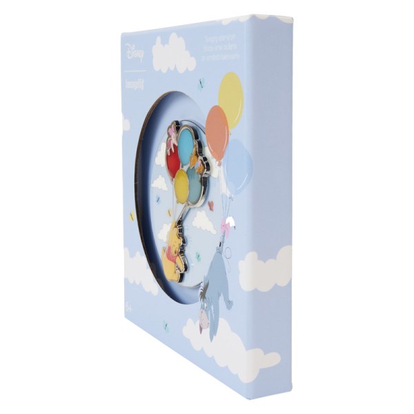 PIN'S Collector Winnie et ses amis flottent sur avec des ballons Edition limitée - Disney