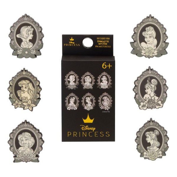 PIN MYSTÈRE Princesse Cameo Portraits en Porcelaine - Disney