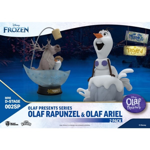 Olaf Raiponce et Olaf Ariel - DISNEY MINI D-STAGE