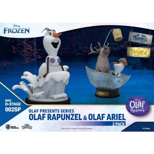 Olaf Raiponce et Olaf Ariel - DISNEY MINI D-STAGE