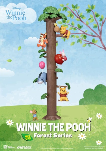Lot de 6 Mini Figurine Winnie l'ourson série Forest - Disney Mini Egg Attack