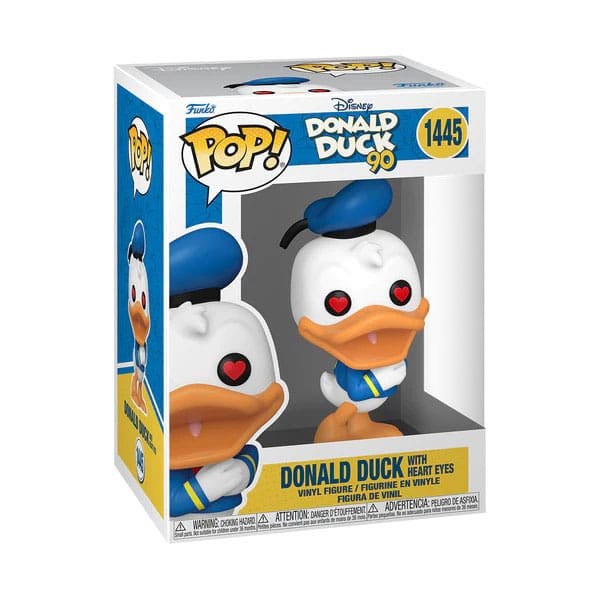 Funko Pop! 1445 - Donald Duck (yeux en coeur) 90ème anniversaire - Disney