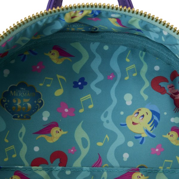 MINI SAC À DOS La Petite Sirène 35ème Anniversaire Life is the Bubbles - DISNEY LOUNGEFLY
