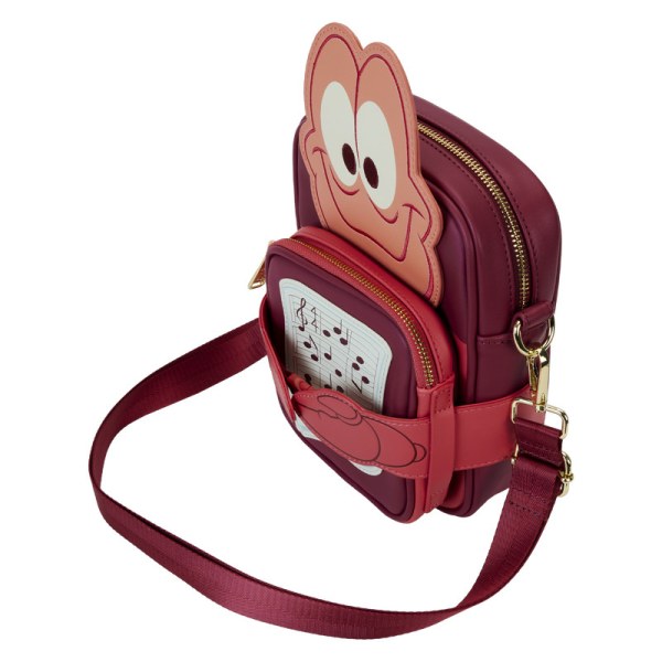 Sac Bandoulière avec porte-monnaie La Petite Sirène 35e anniversaire Sebastian Crossbuddies® Cosplay - DISNEY LOUNGEFLY