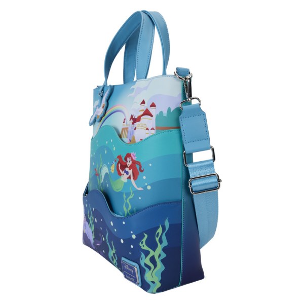 Sac Tote La Petite Sirène 35ème Anniversaire Life is the Bubbles - DISNEY LOUNGEFLY