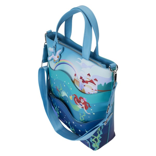 Sac Tote La Petite Sirène 35ème Anniversaire Life is the Bubbles - DISNEY LOUNGEFLY