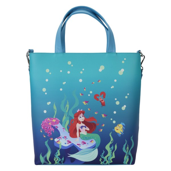 Sac Tote La Petite Sirène 35ème Anniversaire Life is the Bubbles - DISNEY LOUNGEFLY