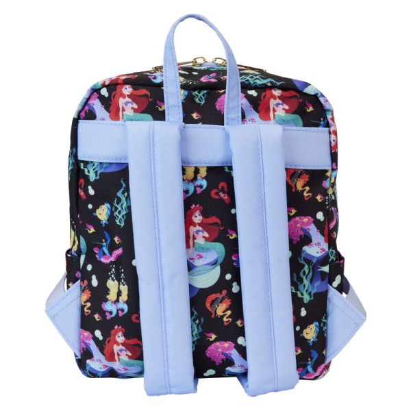 MINI SAC À DOS Nylon La Petite Sirène 35ème Anniversaire Life is the Bubbles - DISNEY LOUNGEFLY