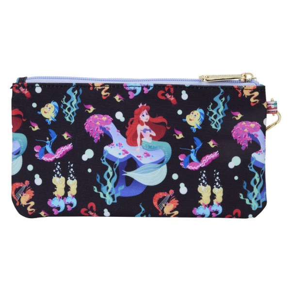 Pochette Dragonne Nylon La Petite Sirène 35ème Anniversaire Life is the Bubbles - DISNEY LOUNGEFLY
