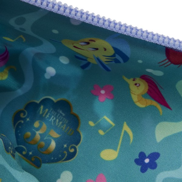 Pochette Dragonne Nylon La Petite Sirène 35ème Anniversaire Life is the Bubbles - DISNEY LOUNGEFLY