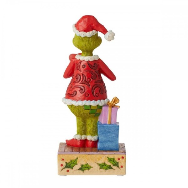 GRINCH JOYEUX AU COEUR CLIGNOTANT - JIM SHORE GRINCH