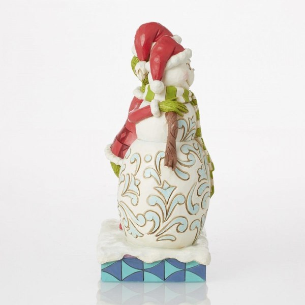 GRINCH À CÔTÉ DE GRINCHY BONHOMME DE NEIGE - JIM SHORE GRINCH