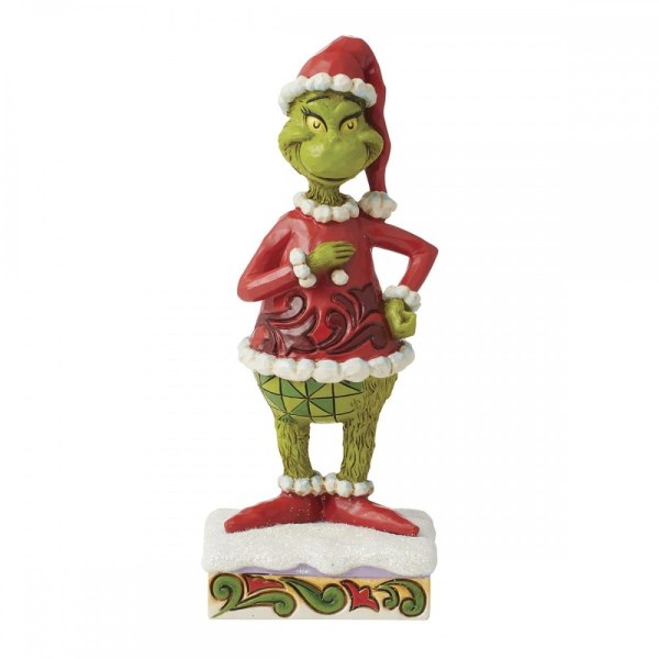 JOYEUX GRINCH PERSONALITY POSE - JIM SHORE GRINCH