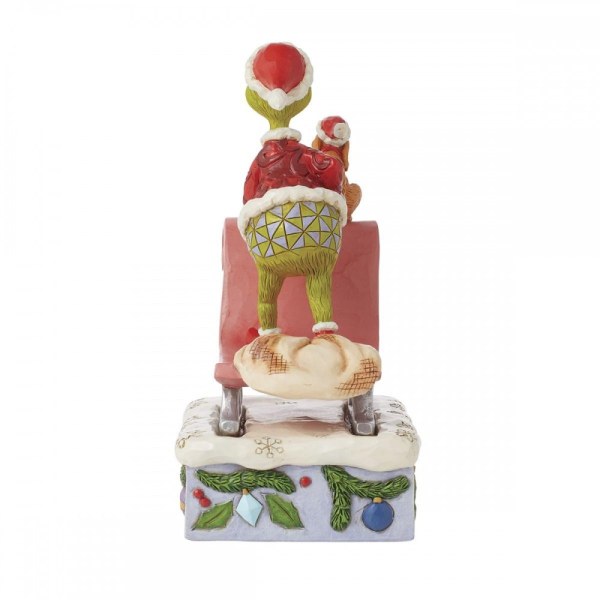 GRINCH ET MAX EN LUGE - JIM SHORE GRINCH