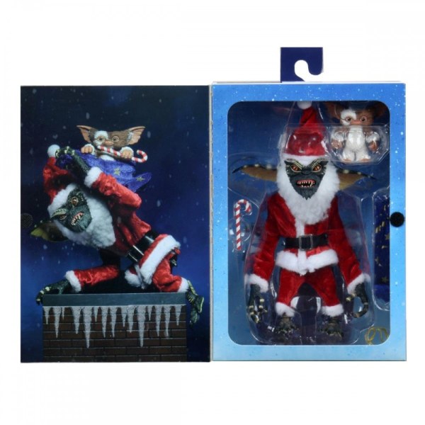 GREMLINS - FIGURINE ARTICULÉE - PÈRE NOËL ET GIZMO