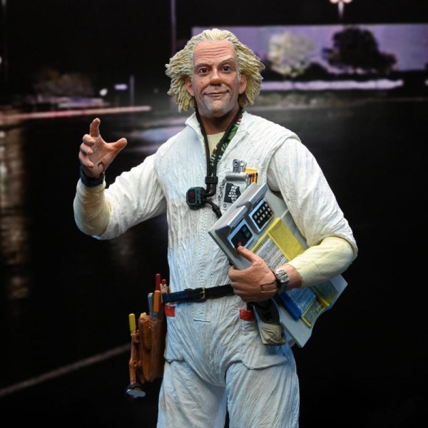 RETOUR VERS LE FUTUR – FIGURINE ARTICULÉE – ULTIMATE DOC BROWN