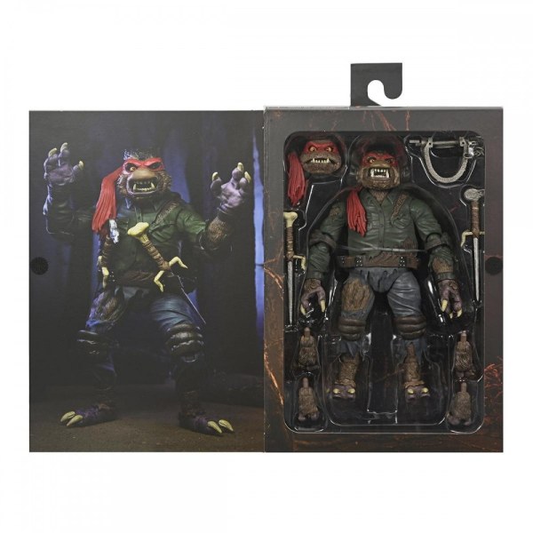 UNIVERSAL MONSTERS X TORTUES NINJA - FIGURINE ARTICULÉE – ULTIMATE RAPHAEL WOLFMAN