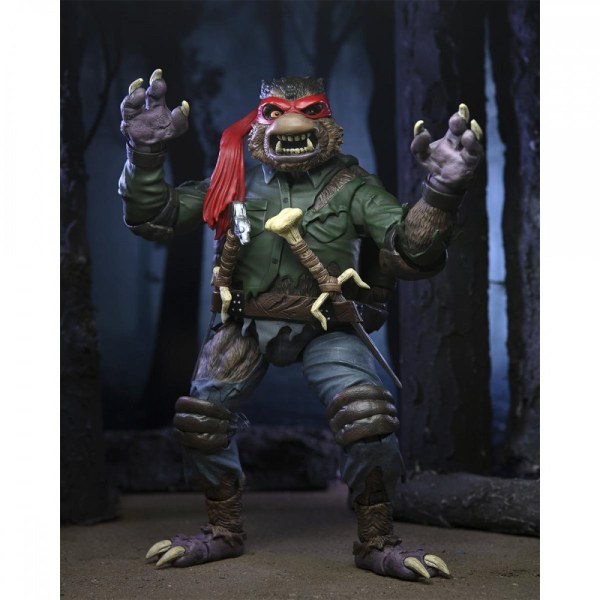 UNIVERSAL MONSTERS X TORTUES NINJA - FIGURINE ARTICULÉE – ULTIMATE RAPHAEL WOLFMAN