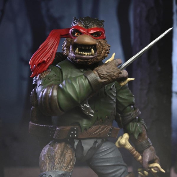 UNIVERSAL MONSTERS X TORTUES NINJA - FIGURINE ARTICULÉE – ULTIMATE RAPHAEL WOLFMAN