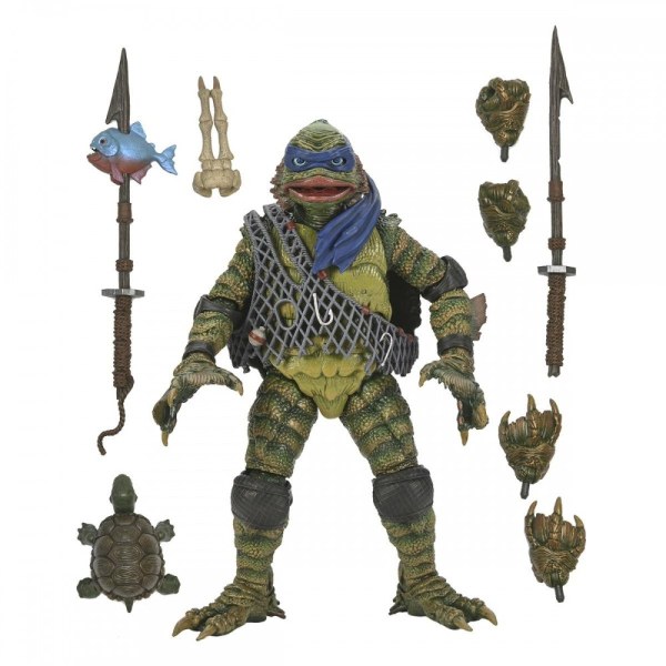 UNIVERSAL MONSTERS X TORTUES NINJA - FIGURINE ARTICULÉE – LEONARDO LA CRÉATURE