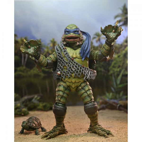 UNIVERSAL MONSTERS X TORTUES NINJA - FIGURINE ARTICULÉE – LEONARDO LA CRÉATURE
