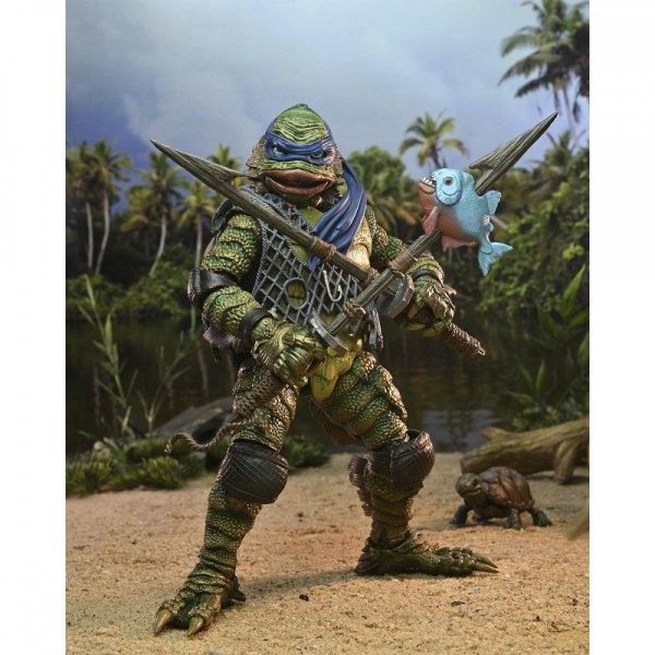 UNIVERSAL MONSTERS X TORTUES NINJA - FIGURINE ARTICULÉE – LEONARDO LA CRÉATURE