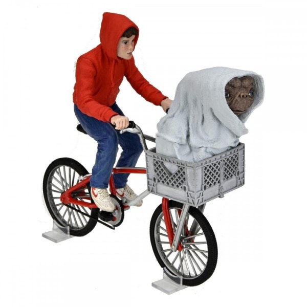 E.T. 40E ANNIVERSAIRE - FIGURINE ARTICULÉE - ELLIOTT & E.T. À VÉLO