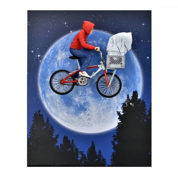 E.T. 40E ANNIVERSAIRE - FIGURINE ARTICULÉE - ELLIOTT & E.T. À VÉLO