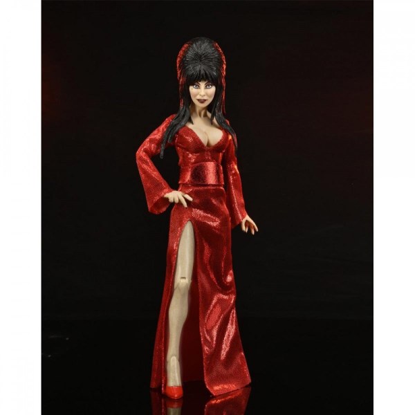 ELVIRA – FIGURINE ARTICULÉE HABILLÉE – ELVIRA « ROUGE, PEUR ET BOUH»