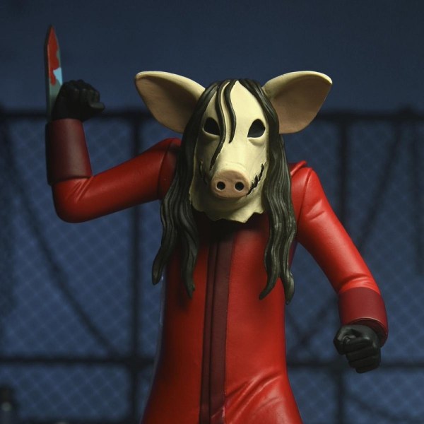 SAW – FIGURINE ARTICULÉE – TOONY TERRORS JIGSAW (ROBE ROUGE)
