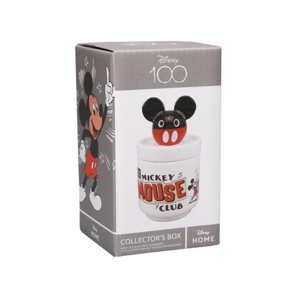 POT EN CÉRAMIQUE AVEC COUVERCLE 3D DISNEY 100 MICKEY MOUSE