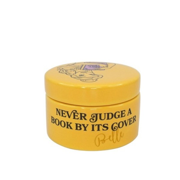 MINI POT EN CÉRAMIQUE DISNEY 100 LA BELLE ET LA BÊTE NE JAMAIS JUGER UN LIVRE À SA COUVERTURE