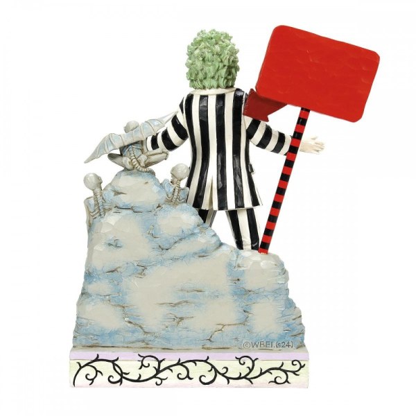 ENSEIGNE LED ET PIERRE TOMBAULE BEETLEJUICE - JIM SHORE