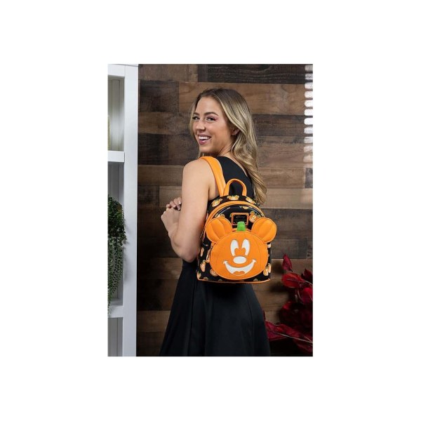 Mini Sac à Dos Mickey Halloween Mick-O-Lantern - Disney Loungefly