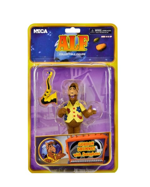 Figurine Alf Toony Classic Alf avec Saxophone 15 cm