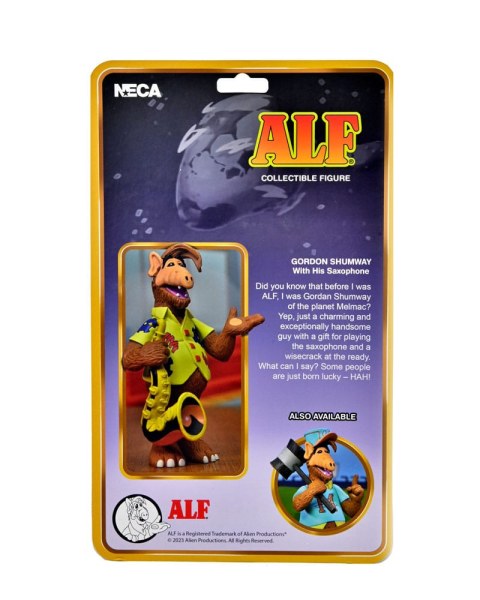 Figurine Alf Toony Classic Alf avec Saxophone 15 cm