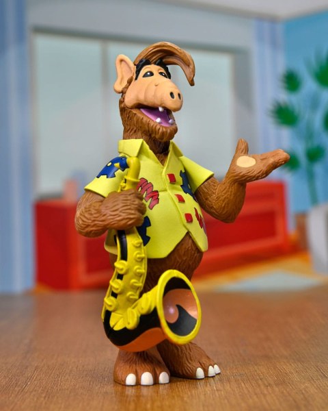 Figurine Alf Toony Classic Alf avec Saxophone 15 cm