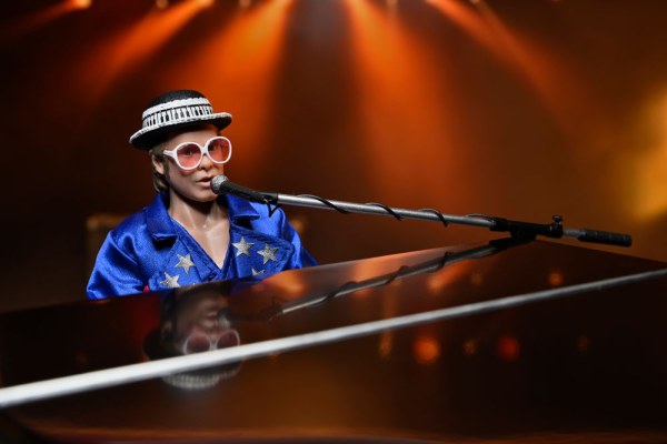 Figurine Elton John habillé Live in '76 Deluxe Set 20 cm