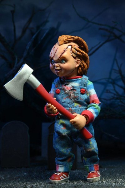 La Mariée de Chucky pack 2 Figurine Chucky & Tiffany vêtue 14 cm