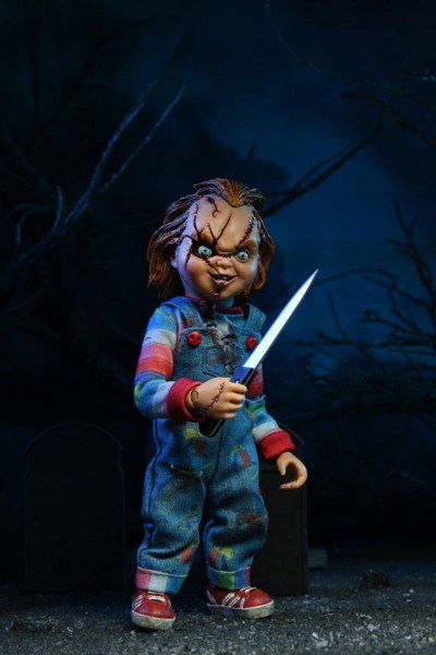 La Mariée de Chucky pack 2 Figurine Chucky & Tiffany vêtue 14 cm
