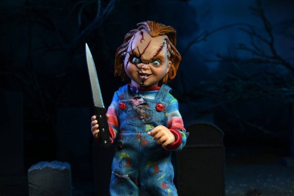 La Mariée de Chucky pack 2 Figurine Chucky & Tiffany vêtue 14 cm