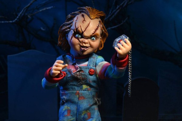 La Mariée de Chucky pack 2 Figurine Chucky & Tiffany vêtue 14 cm