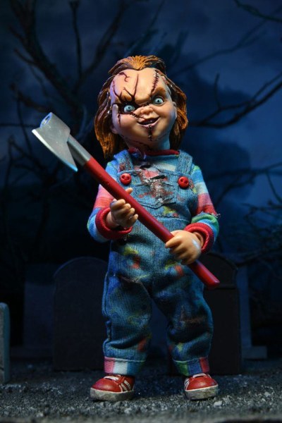 La Mariée de Chucky pack 2 Figurine Chucky & Tiffany vêtue 14 cm