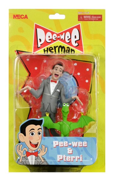 Figurine Pee-Wee Herman Toony Classics Pee-Wee & Pterri 15 cm