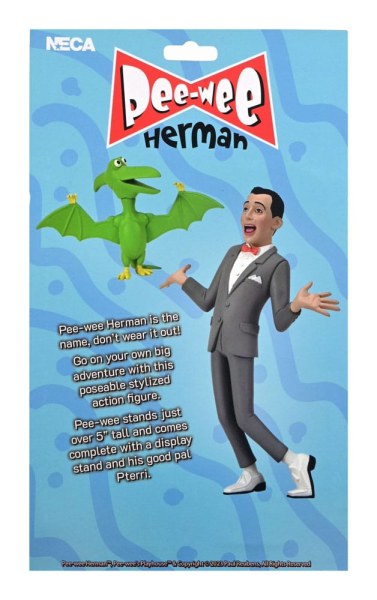 Figurine Pee-Wee Herman Toony Classics Pee-Wee & Pterri 15 cm