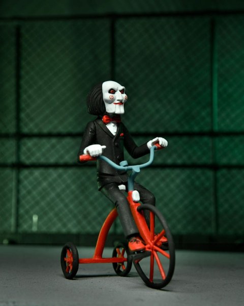 Figurine Saw Toony Terrors Jigsaw Killer & Billy Tricycle Coffret 15 cm