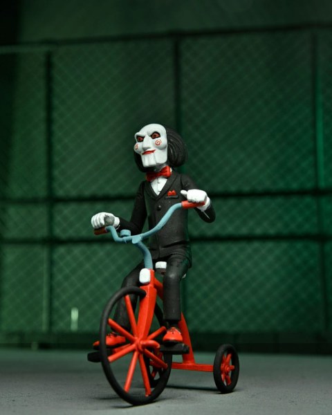 Figurine Saw Toony Terrors Jigsaw Killer & Billy Tricycle Coffret 15 cm